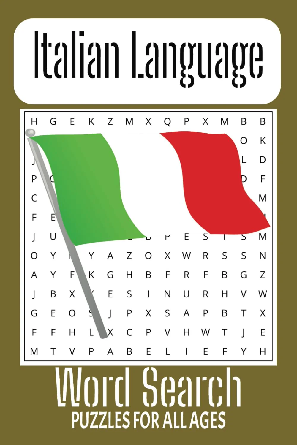 Italian Language Word Search Puzzle Book: Word Searches with Easy to Read Print, Italian Language for all ages | 6x9 inches, 110 pages | 50+ Puzzles...Gift for Vacations, Travel, Relaxing