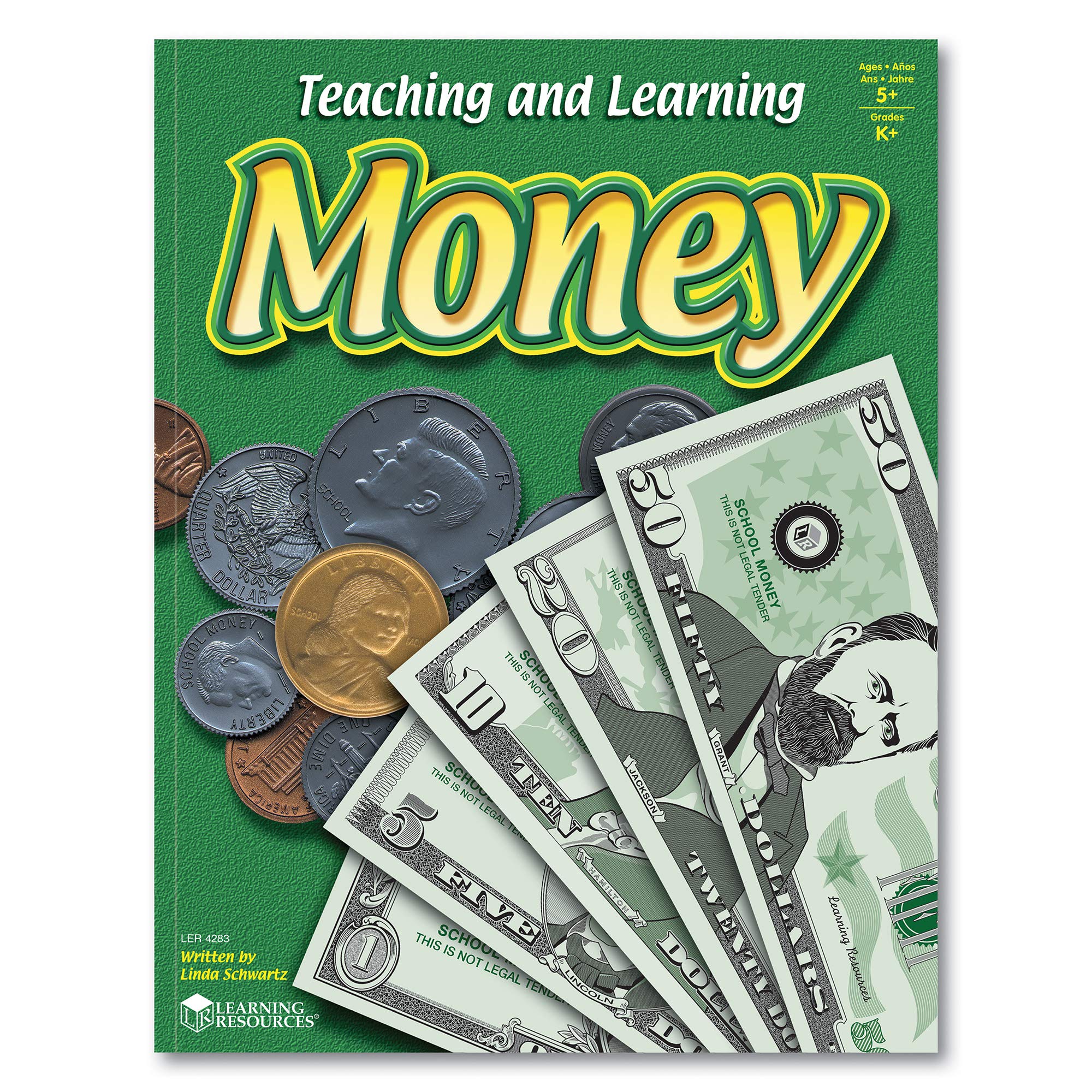 Learning Resources Teaching and Learning Money Activity Book, Counting/Sorting, Grades 4+,Multicolor