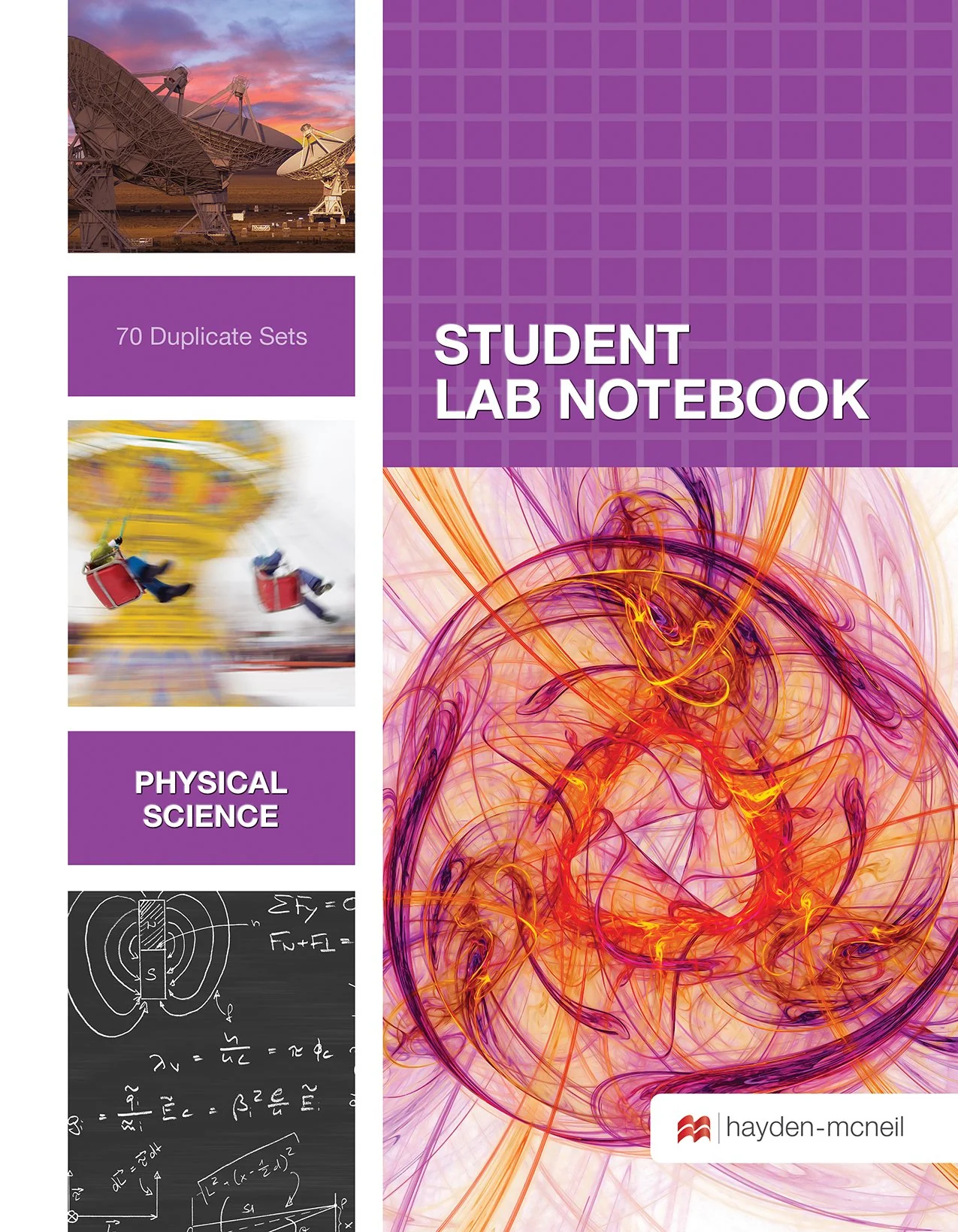Physical Science Lab Notebook: Carbonless (70 Set)