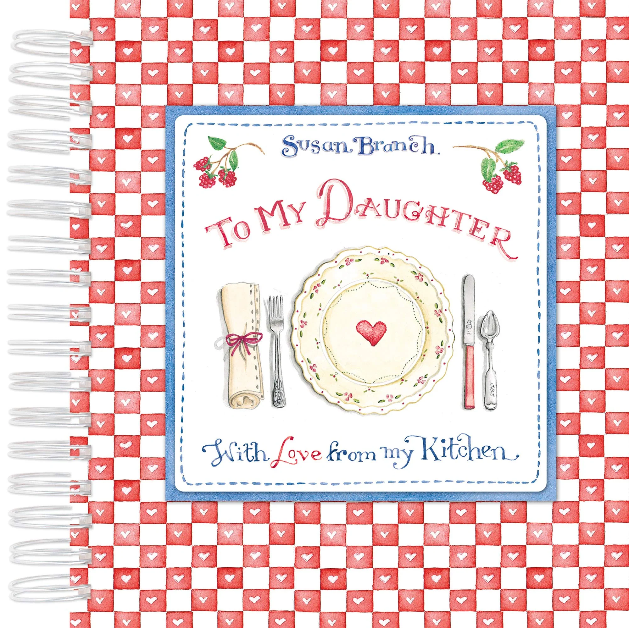 Recipe Keepsake Book - To My Daughter: With Love from My Kitchen (Red)